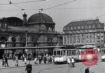 Image of Frankfurt Central Station one year after World War 2 Frankfurt Germany, 1946, second 43 stock footage video 65675040670