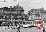 Image of Frankfurt Central Station one year after World War 2 Frankfurt Germany, 1946, second 46 stock footage video 65675040670