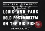Image of Joe Louis New Jersey United States USA, 1937, second 3 stock footage video 65675040681