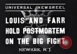 Image of Joe Louis New Jersey United States USA, 1937, second 4 stock footage video 65675040681
