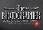Standbild Fotograf Edward Weston California United States USA, 1948, aus Sekunde 14 historischem Filmmaterial Videoclip 65675040683
