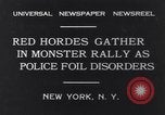 Image of Red Hordes New York United States USA, 1931, second 3 stock footage video 65675040714