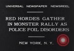 Image of Red Hordes New York United States USA, 1931, second 5 stock footage video 65675040714