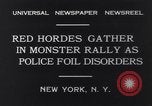 Image of Red Hordes New York United States USA, 1931, second 10 stock footage video 65675040714
