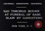 Image of Michael Vengalli funeral procession New York City USA, 1931, second 1 stock footage video 65675040716