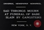 Image of Michael Vengalli funeral procession New York City USA, 1931, second 3 stock footage video 65675040716