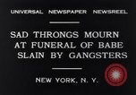 Image of Michael Vengalli funeral procession New York City USA, 1931, second 9 stock footage video 65675040716