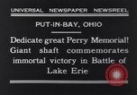 Image Perry Memorial Put-In-Bay Ohio USA, 1931, de la seconde 6 séquences d'archives historiques vidéo 65675040718