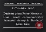Image Perry Memorial Put-In-Bay Ohio USA, 1931, de la seconde 8 séquences d'archives historiques vidéo 65675040718