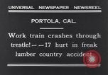 Image accident de train Portola California USA, 1931, de la seconde 9 séquences d'archives historiques vidéo 65675040719