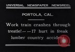 Image accident de train Portola California USA, 1931, de la seconde 11 séquences d'archives historiques vidéo 65675040719