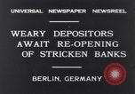 Standbild Einleger Berlin Deutschland, 1931, aus Sekunde 5 historischem Filmmaterial Videoclip 65675040721