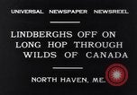 Standbild Charles Lindbergh North Haven Maine USA, 1931, aus Sekunde 6 historischem Filmmaterial Videoclip 65675040722