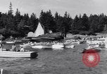 Standbild Charles Lindbergh North Haven Maine USA, 1931, aus Sekunde 25 historischem Filmmaterial Videoclip 65675040722