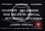 Standbild jährliche Motorrad Turnier Leoben Österreich, 1932, aus Sekunde 4 historischem Filmmaterial Videoclip 65675040729