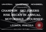 Standbild jährliche Motorrad Turnier Leoben Österreich, 1932, aus Sekunde 7 historischem Filmmaterial Videoclip 65675040729