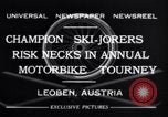 Standbild jährliche Motorrad Turnier Leoben Österreich, 1932, aus Sekunde 8 historischem Filmmaterial Videoclip 65675040729