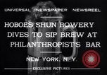 Standbild Beer Bar von Urbain Ledoux während Verbot New York City USA, 1932, aus Sekunde 5 historischem Filmmaterial Videoclip 65675040730