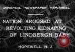 Immagine di Lindbergh rapimento Hopewell New Jersey United States USA, 1932, secondo 7 filmato di repertorio 65675040731
