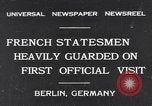 Standbild französische Staatsmänner Berlin Deutschland, 1931, aus Sekunde 1 historischem Filmmaterial Videoclip 65675040734