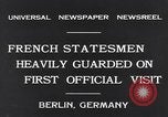 Standbild französische Staatsmänner Berlin Deutschland, 1931, aus Sekunde 3 historischem Filmmaterial Videoclip 65675040734
