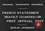 Standbild französische Staatsmänner Berlin Deutschland, 1931, aus Sekunde 6 historischem Filmmaterial Videoclip 65675040734