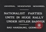 Immagine di Ragazzo nazista di Hitler saluta Bad Harzburg Germania, 1931, secondo 3 filmato di repertorio 65675040742