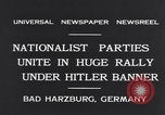 Immagine di Ragazzo nazista di Hitler saluta Bad Harzburg Germania, 1931, secondo 6 filmato di repertorio 65675040742