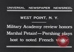 Immagine di John Pershing New York United States USA, 1931, secondo 7 filmato di repertorio 65675040744