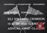 Image Football américain entre Harvard et Yale New Haven Connecticut USA, 1932, de la seconde 3 séquences d'archives historiques vidéo 65675040750