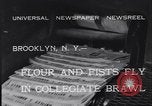 Image of Annual battle Brooklyn New York City USA, 1932, second 5 stock footage video 65675040753