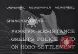 Image of Hobo settlement Shanghai China, 1932, second 6 stock footage video 65675040754