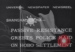 Image of Hobo settlement Shanghai China, 1932, second 9 stock footage video 65675040754
