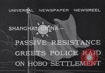 Image of Hobo settlement Shanghai China, 1932, second 10 stock footage video 65675040754