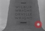 Image of Memorial to Wright Brothers erected Kitty Hawk North Carolina USA, 1932, second 58 stock footage video 65675040755