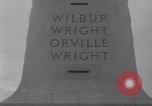 Image of Memorial to Wright Brothers erected Kitty Hawk North Carolina USA, 1932, second 59 stock footage video 65675040755