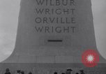 Image of Memorial to Wright Brothers erected Kitty Hawk North Carolina USA, 1932, second 61 stock footage video 65675040755