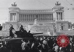 Image of allied soldiers in front of The Monument to Victor Emanuel II Italy, 1944, second 3 stock footage video 65675040763