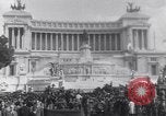 Image of allied soldiers in front of The Monument to Victor Emanuel II Italy, 1944, second 7 stock footage video 65675040763