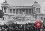 Image of allied soldiers in front of The Monument to Victor Emanuel II Italy, 1944, second 9 stock footage video 65675040763