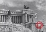 Image of allied soldiers in front of The Monument to Victor Emanuel II Italy, 1944, second 10 stock footage video 65675040763