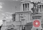 Image of allied soldiers in front of The Monument to Victor Emanuel II Italy, 1944, second 16 stock footage video 65675040763
