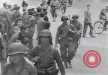 Image of allied soldiers in front of The Monument to Victor Emanuel II Italy, 1944, second 23 stock footage video 65675040763
