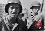 Image of allied soldiers in front of The Monument to Victor Emanuel II Italy, 1944, second 32 stock footage video 65675040763