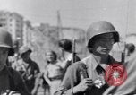 Image of allied soldiers in front of The Monument to Victor Emanuel II Italy, 1944, second 33 stock footage video 65675040763