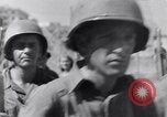 Image of allied soldiers in front of The Monument to Victor Emanuel II Italy, 1944, second 34 stock footage video 65675040763