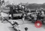 Image of allied soldiers in front of The Monument to Victor Emanuel II Italy, 1944, second 44 stock footage video 65675040763