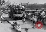 Image of allied soldiers in front of The Monument to Victor Emanuel II Italy, 1944, second 49 stock footage video 65675040763