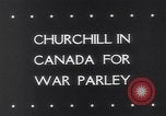 Image of Winston Churchill Quebec Canada, 1943, second 5 stock footage video 65675040767