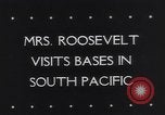 Standbild Eleanor Roosevelt in Zweiter Weltkrieg South Pacific Ocean, 1943, aus Sekunde 5 historischem Filmmaterial Videoclip 65675040776